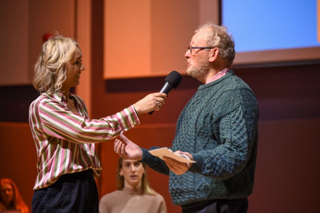 Alison Curbishley Interviewing Peter Venus