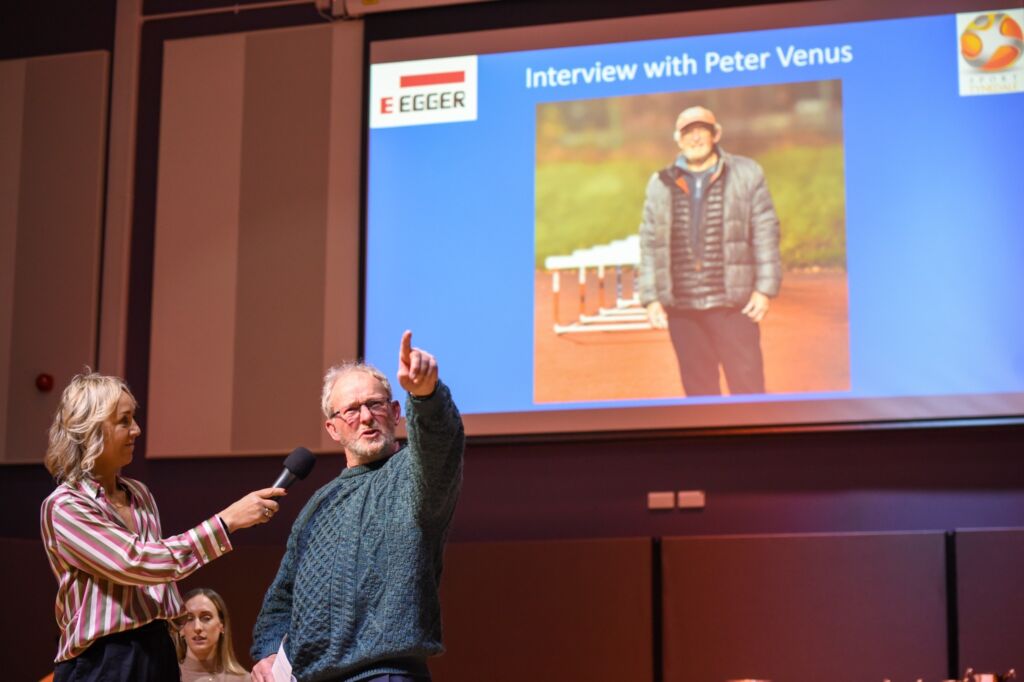 Alison Curbishley Interviewing Peter Venus